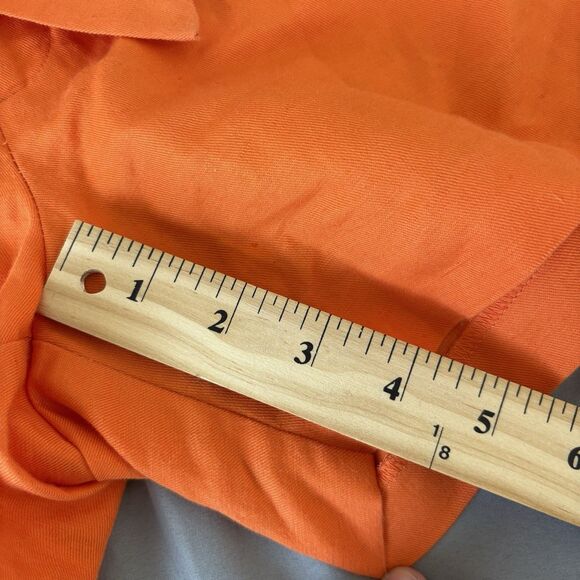 Banana Republic Shorts Women's 2P  Tie Waist Orange Linen Blend Beach - Picture 7 of 8